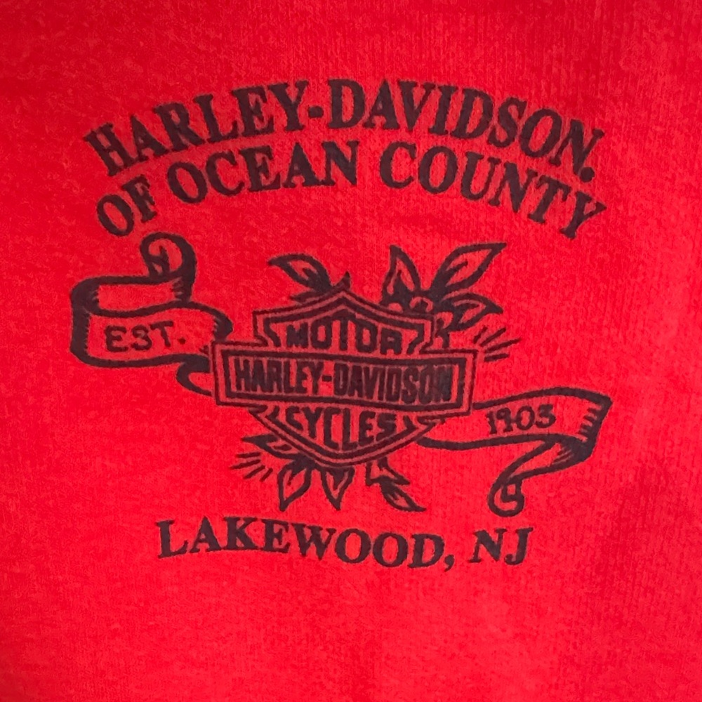 Harley-Davidson Red Hoodie Jacket - Picture 6 of 6